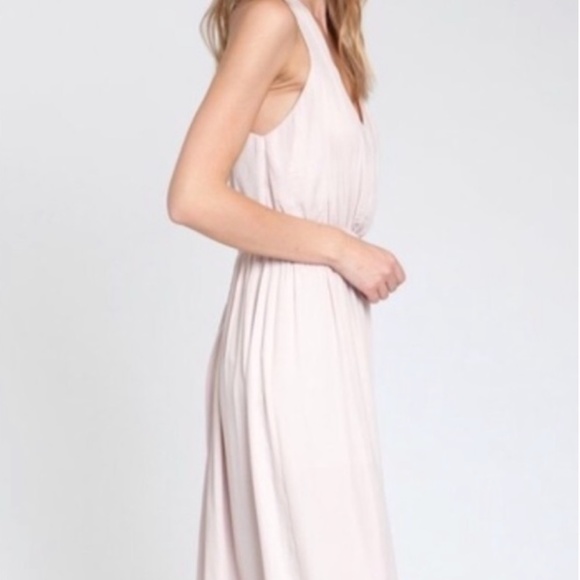 Anthropologie dra Los Angeles Womens Maxi Dress Black Sleeveless Open Back S NWT - Picture 9 of 9